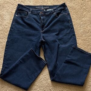 American Eagle Outfitters Women’s Navy Straight Leg Jeans